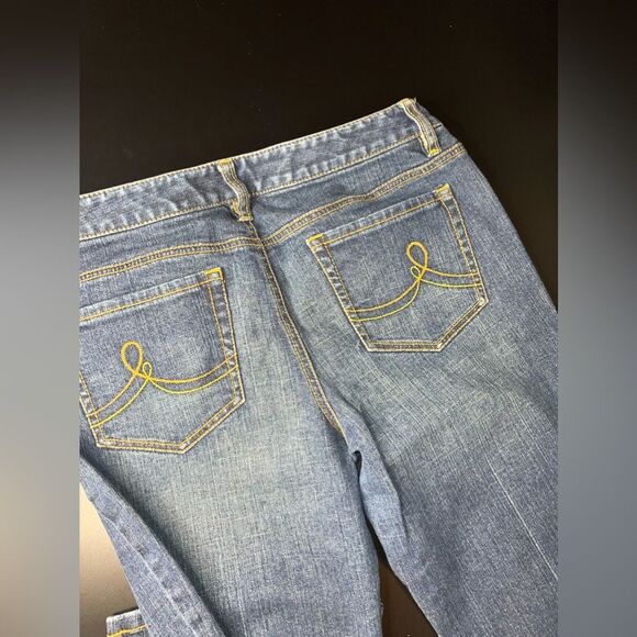 Ann Taylor LOFT Blue Original Boot Jeans Size 8 EUC - Picture 7 of 10